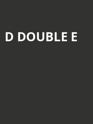 D Double E at O2 Academy Islington